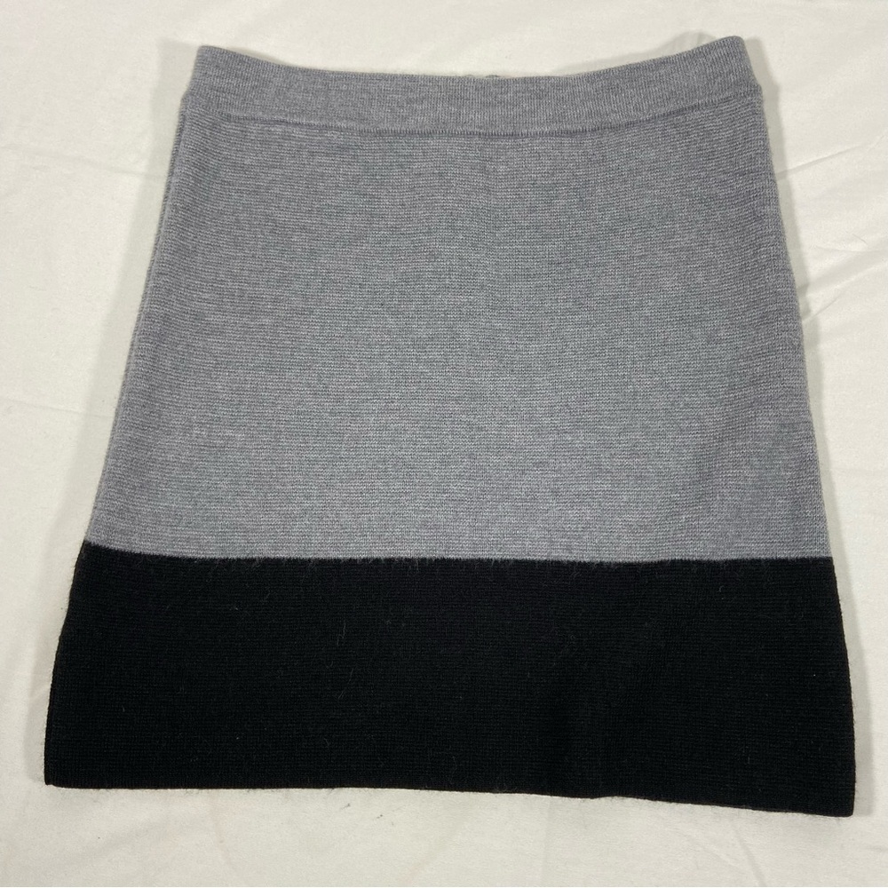 Loft Women’s Colorblock Wool Blend Midi Skirt Size Small Capsule Office Holiday